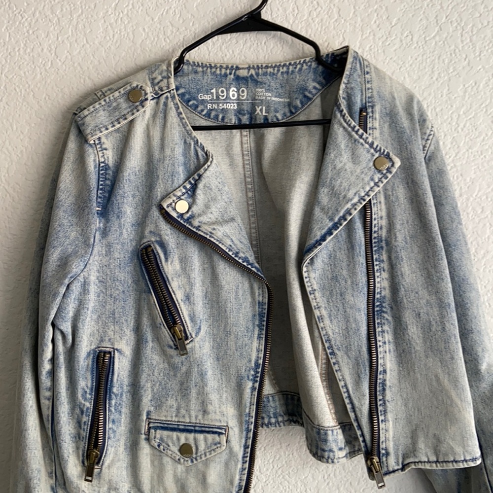 gap jean jacket xl